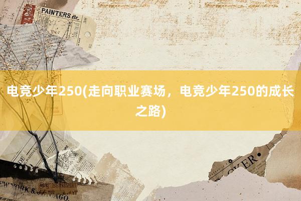 电竞少年250(走向职业赛场，电竞少年250的成长之路)