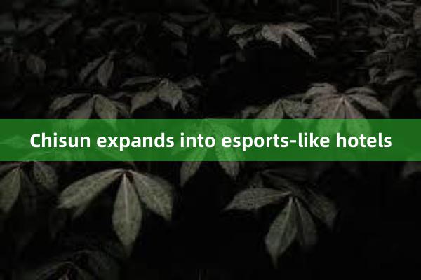 Chisun expands into esports-like hotels